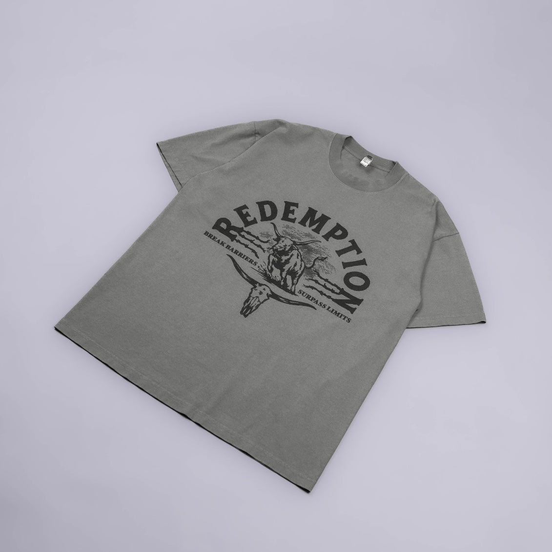 Unbound Oversized Tee in Charcoal